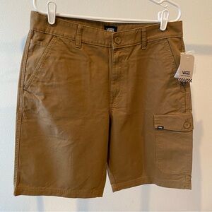 Vans Khaki Brown Cargo Shorts Mens - Size 30